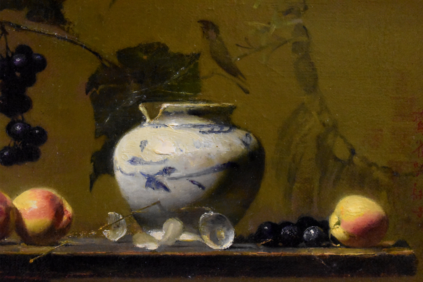"Finches & Peaches" - Image 2 of 4