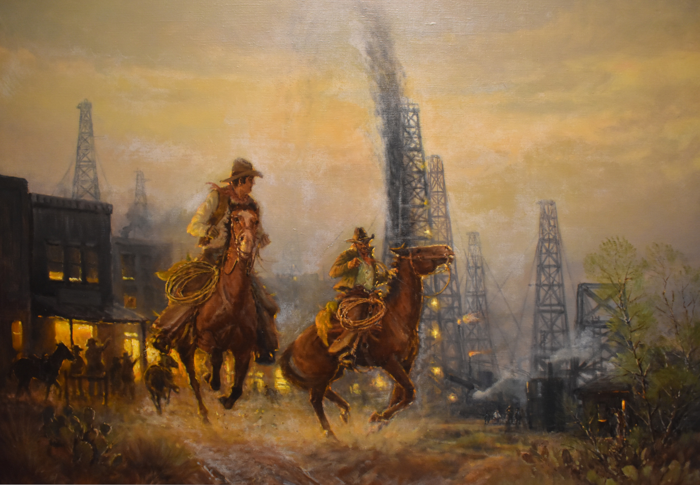 "THE BLOWOUT" Wooden Oil Derricks - Image 3 of 4