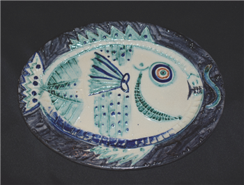 "Poisson de profil" Madoura - Image 1 of 4