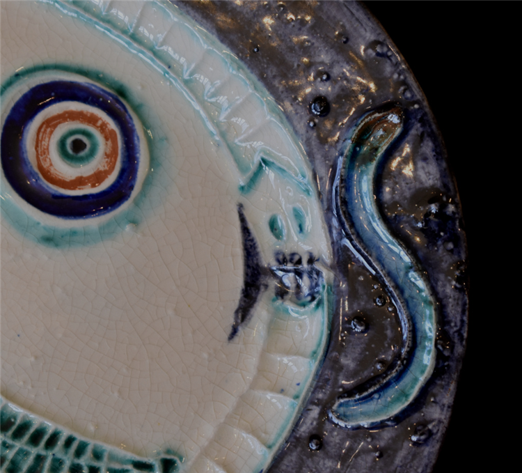 "Poisson de profil" Madoura - Image 2 of 4