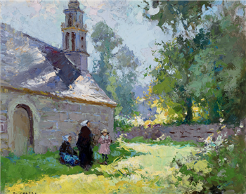 Brentonnes Devant la Chapelle de Penvern, Trebeurden - Image 1 of 2