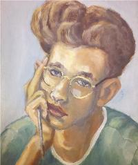 Portrait of Douglas Denniston: Self-portrait