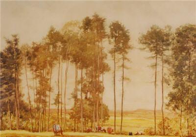Sample artwork by George Graham (1881 - 1949), known for landscape paintings of west yorkshire and sussex, surreal works - View similar artists and auction records