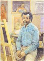 Portrait of Otto Neals: Self-portrait