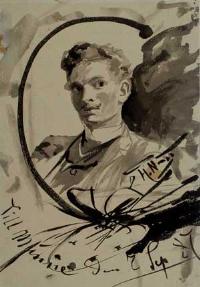 Portrait of Herman Norrman: Self-portrait