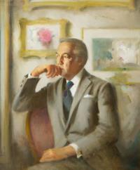 Portrait of Samuel Edmund Oppenheim: Self-Portrait