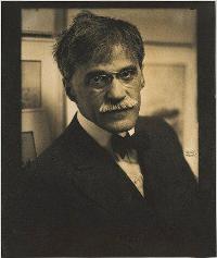 Portrait of Alfred Stieglitz: By Edward Steichen: Alfred Stieglitz at 291, dated 1915
