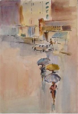 Sample artwork by Campbell Tinning (1910 - 1996), known for landscape and flower paintings, images of world war ii - View similar artists and auction records