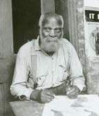 Portrait of Bill Traylor: Self-portrait