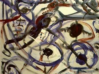 Sample artwork by Herbert Gentry (1919 - 2003), known for figurative abstraction - View similar artists and auction records