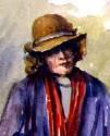 Portrait of Harriette Bowdoin: Self-portrait