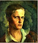 Portrait of Denes De Holesch: Self-portrait