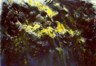 Sample artwork by Vincent Andrew Hartgen (1914 - 2003), known for expressionist landscape - View similar artists and auction records