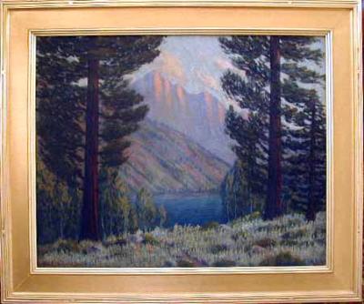 Sample artwork by Ernest Browning Smith (1866 - 1951), known for landscape-mountain-desert - View similar artists and auction records