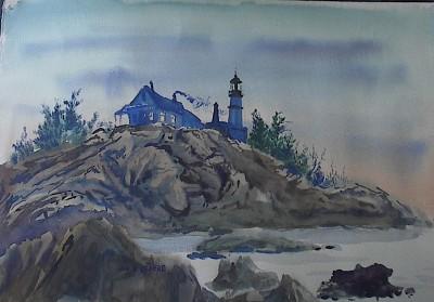Sample artwork by Jon Legere (1944 - 1996), known for landscape, interior paintings, illustrations - View similar artists and auction records