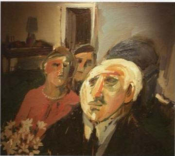 A death in the family, 28" x 32"