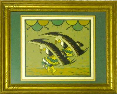 Sample artwork by Herman Bacharach (1899 - 1976), known for juvenile book illustrator, engraver - View similar artists and auction records
