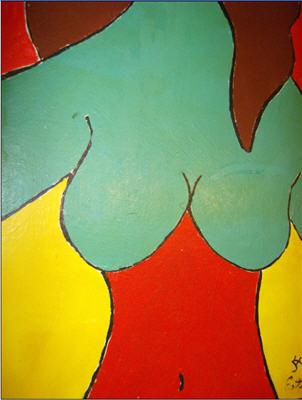 Sample artwork by Antonio Esteves (1910 - 1983), known for naive religious and other fantasy painting - View similar artists and auction records