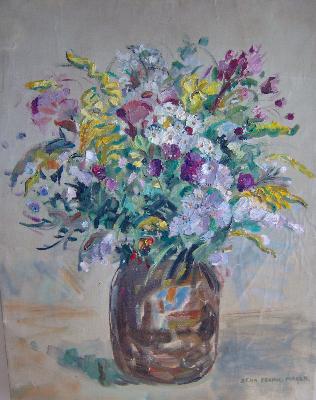 Sample artwork by Bena Virginia Frank Mayer (1900 - 1994), known for portrait and landscape painting - View similar artists and auction records
