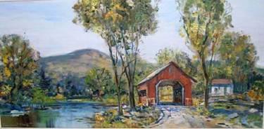 Sample artwork by Emmett John Fritz (1917 - 1995), known for landscape and marine painting, cartoon, caricature - View similar artists and auction records