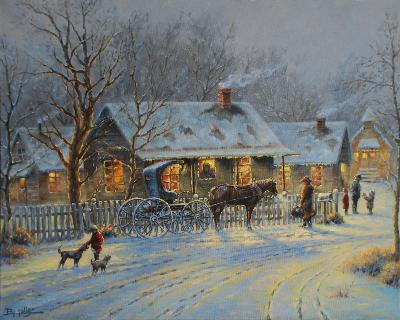 Sample artwork by Bettie Haller (Born 1946), known for western, texas landscape, italian street scene and african wildlife painting - View similar artists and auction records