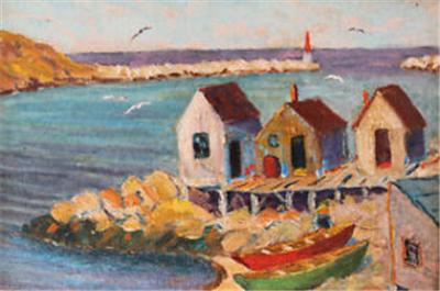 Sample artwork by William Hill (c.1886 - 1969), known for landscape painting - View similar artists and auction records