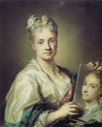 Portrait of Rosalba Carriera: Self-portrait