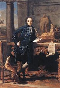 Portrait of Pompeo Girolamo Batoni: by Charles Crowie 1762