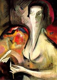 Portrait of Alice Bailly: Self-portrait