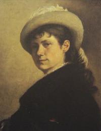 Portrait of Julia Beck: Self-portrait