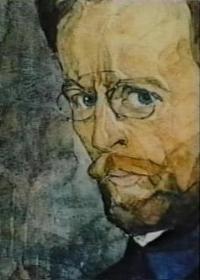 Portrait of Alexander Bogomazov: Self-portrait