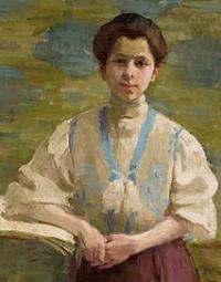 Portrait of Olga Boznanska: Self-portrait
