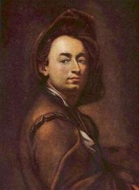 Portrait of Petr Jan Brandl: Self-portrait