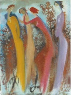 Sample artwork by Jean Burkhalter (1895 - 1982), known for paintings, design, architecture - View similar artists and auction records