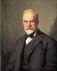 Portrait of Edmond Dyonnet: Portrait of Edmond Dyonnet (c.1920) by George Horne Russell. <br> Courtesy National Gallery of Canada. Oil on Canvas 31.25” X 25.25”