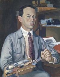 Portrait of Arvid Fougstedt: Self-portrait