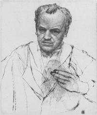 Portrait of Axel Fridell: Self-portrait