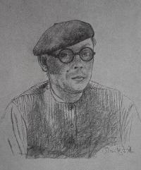 Portrait of Bror Hjorth: Self-portrait
