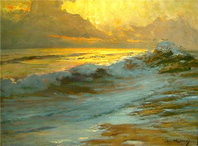Sample artwork by Jeno Karpathy (1871 - 1950), known for landscape paintings, open air subjects - View similar artists and auction records