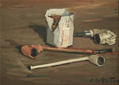 Sample artwork by Constant Le Breton (1895 - 1985), known for portrait, still life and landscape painting - View similar artists and auction records