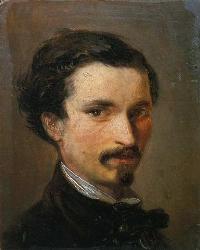 Portrait of Silvestro Lega: Self-portrait