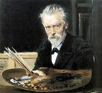 Portrait of Konstantin Yegorovich Makovsky: Self-portrait