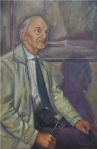 Portrait of Marian Mokwa: Painted by Maciej Tamkun