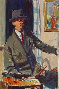 Portrait of Axel Nilsson: Self-portrait