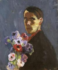 Portrait of Nils Nilsson: Self-portrait