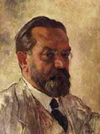 Portrait of Emil Orlik: Self-portrait