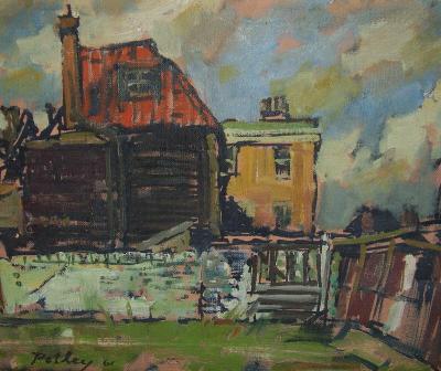 Sample artwork by Llewellyn Petley Jones (1908 - 1986), known for landscape, street scene, portrait, marine and abstract painting - View similar artists and auction records