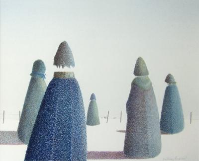 Sample artwork by Antoine Prevost (Born 1930), known for allegorical and landscape painting, silkscreen illustration - View similar artists and auction records