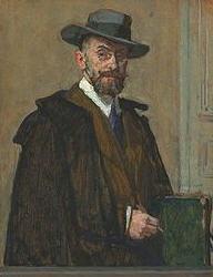 Portrait of Rene-Xavier Francois Prinet: Self-Portrait