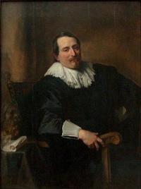 Portrait of Theodor Rombouts: by Anthony van Dyck